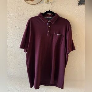 Men's Burgundy Polo Shirt